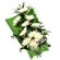 Snowhite. This stunning bouquet of white chrysanthemums nicely wrapped with greens will make a marvelous gift for anyone.